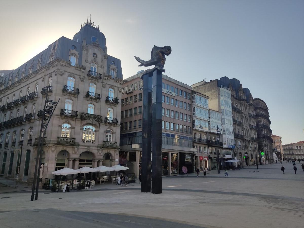 Pleno Centro, Terraza, Principe, 5 Min Casco Vello Y Estacion Ave Lejlighed Vigo Eksteriør billede